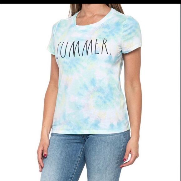 Rae Dunn Graphic Tee Short Sleeve Size Medium - Picture 1 of 5